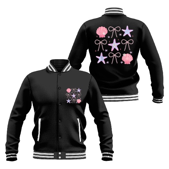 Under the Sea Sparkle Baseball Jackets