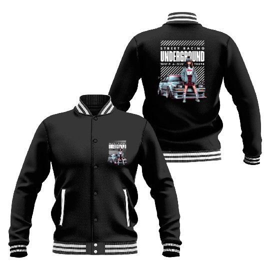 Japanese Underground Street Racing - JDM Car Baseball Jackets