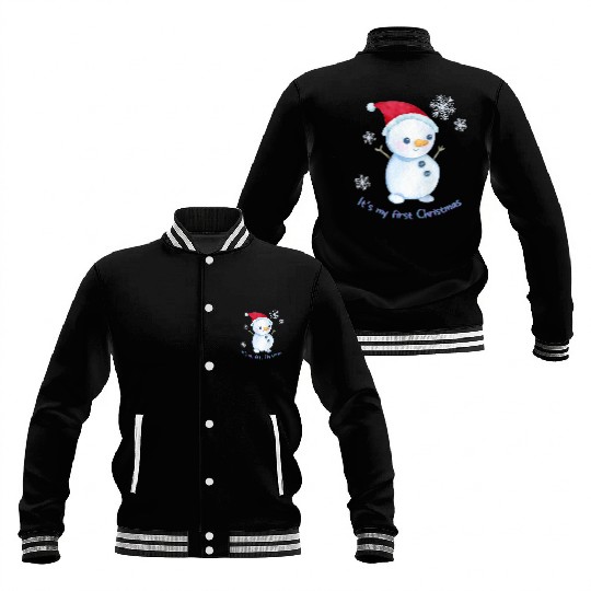 First Christmas Snowman  Baseball Jackets