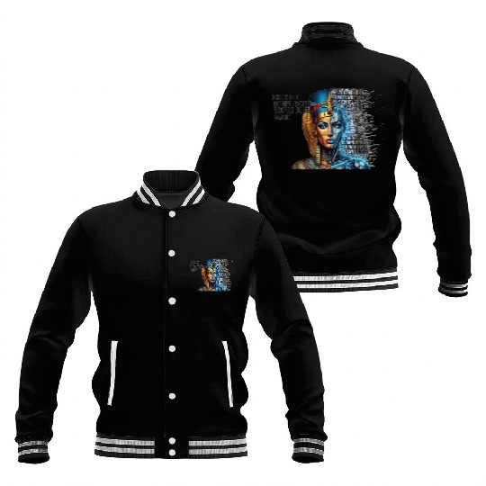 Futuristic Cyborg Egyptian Queen Baseball Jackets