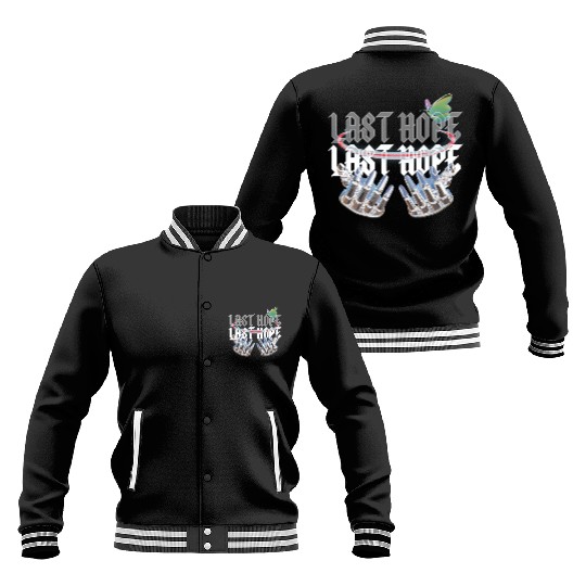 Last Hope Cyber Gothic Y2K Aesthetic Baseball Jackets