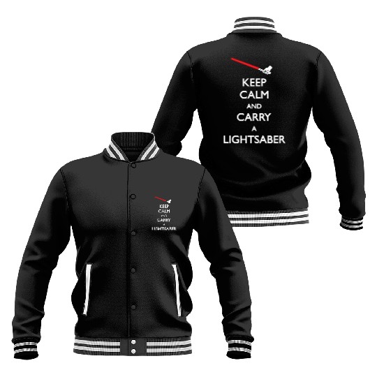 Carry Lightsaber Red Baseball Jackets
