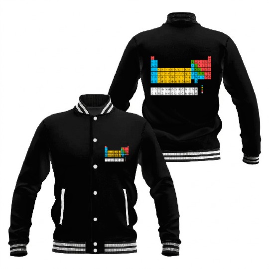 Periodic Table Baseball Jackets