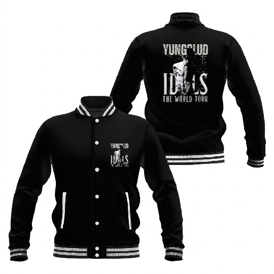 Comfort Colors Yungblud Tour Baseball Jackets Yungblud tour Yungblud Baseball Jackets Yungblud 2025 New Album IDOLS tour
