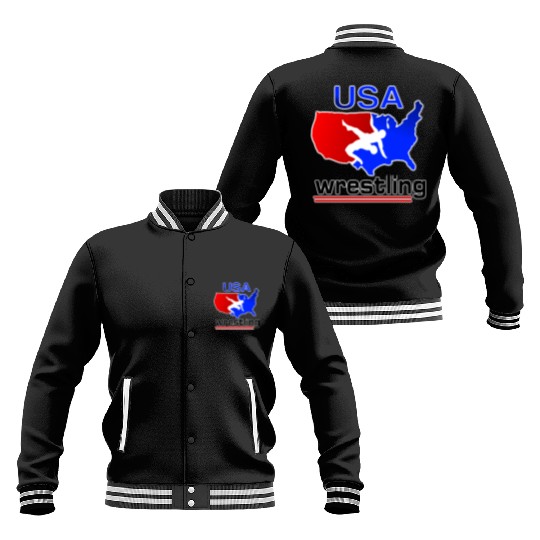 Team USA Wrestling Baseball Jackets