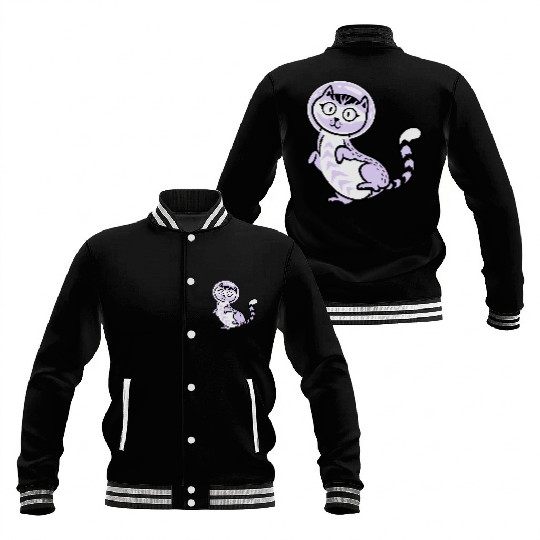 Space cat Baseball Jackets