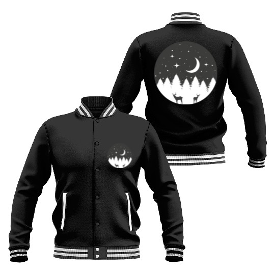 Starry night Baseball Jackets
