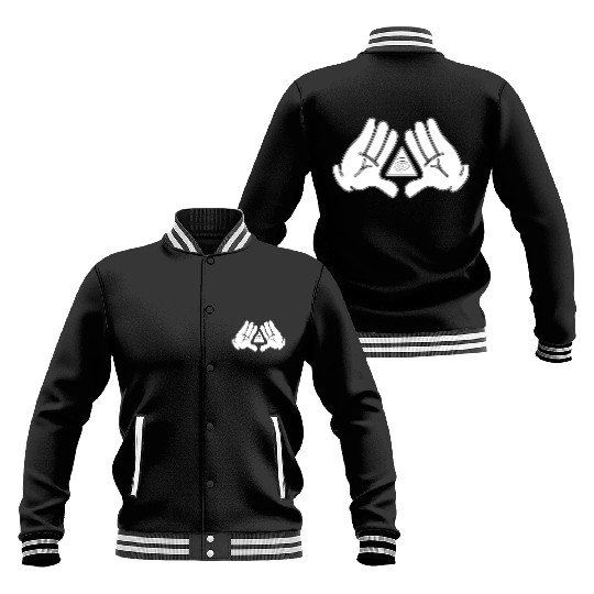 Funny Hova Illuminati Free Mason Secret Society Te Baseball Jackets