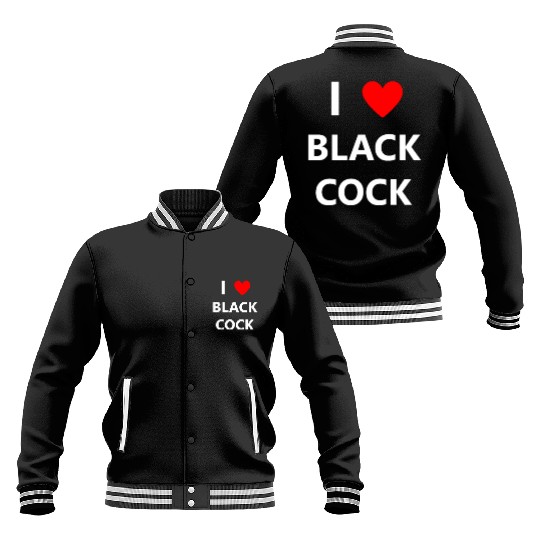 Black Cock Dick Penis sx Bjob Oral Kink BBC Baseball Jackets