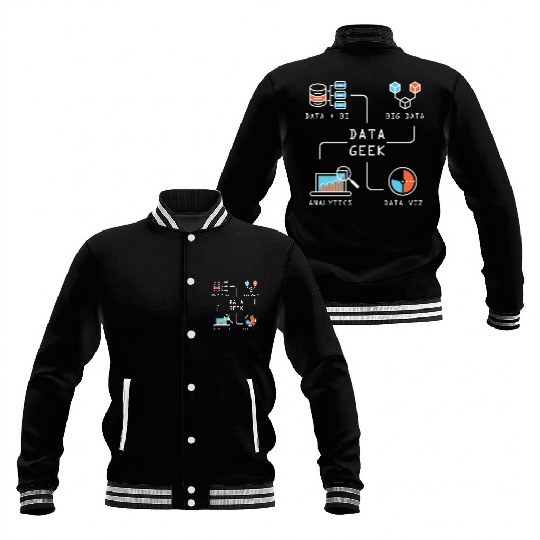 Data Geek Information Analyst Baseball Jackets