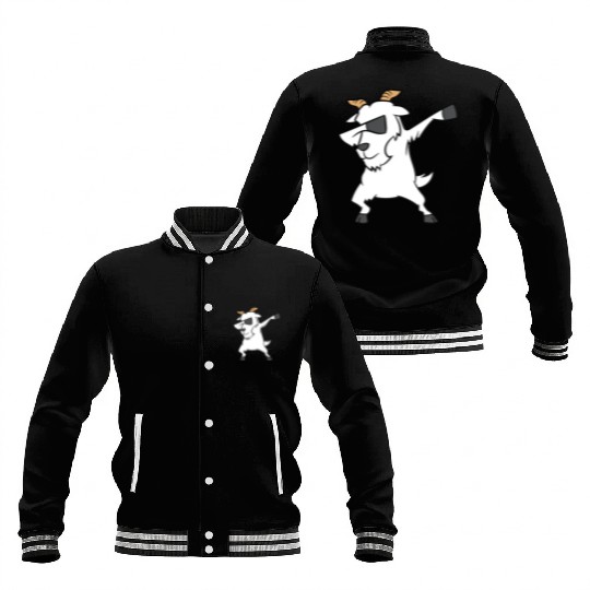 Goats Kids Funny Dabbing Goat Love Goats Baseball Jackets