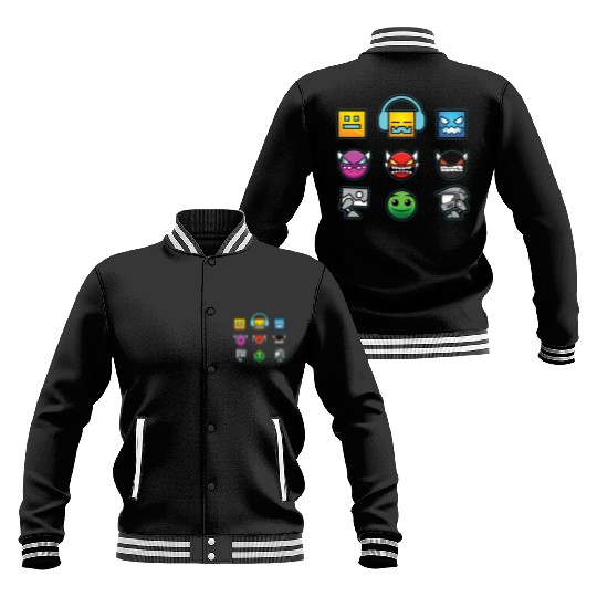 geometry dash insane Baseball Jackets