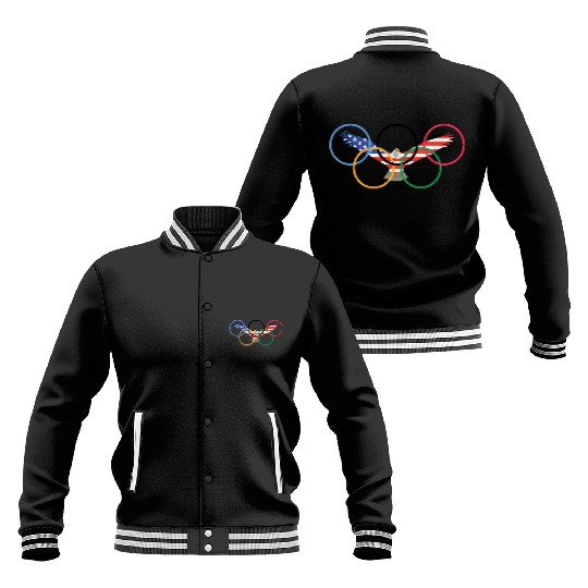 usa olympics Baseball Jackets