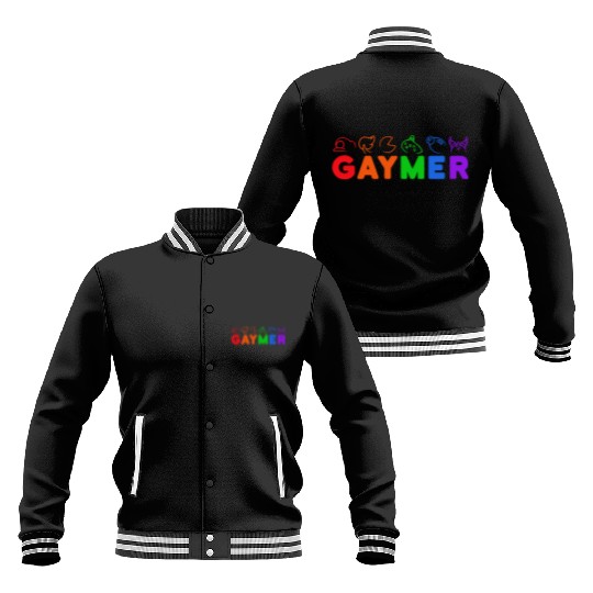 gaymer / gay pride gamer Baseball Jackets