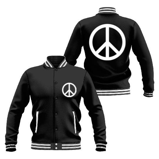 PEACE PEACE PEACE ON EARTH Baseball Jackets