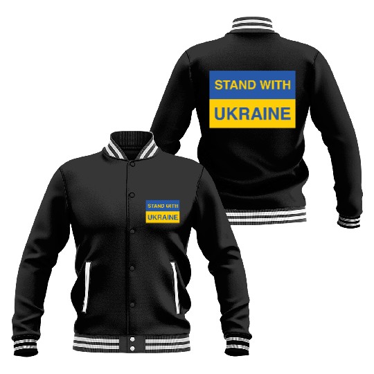 ! Stand With Ukraine Baseball Jackets