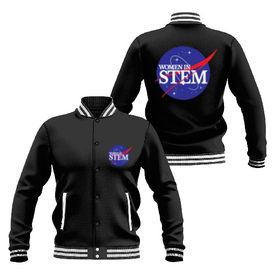 Women In Stem Baseball Jackets NASA Female Scientist