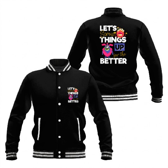Monster Comic Little Sister Baseball Jackets