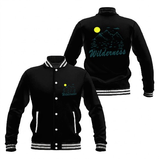Wilderness Hiking Nature Lover Baseball Jackets