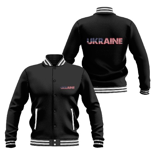 I Stand with Ukraine Ukraine Flag Baseball Jackets