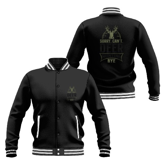 Buck Deer Hunting Hunter Vintage Baseball Jackets