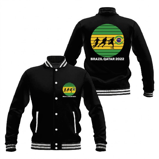 Brazil Soccer Baseball Jackets,