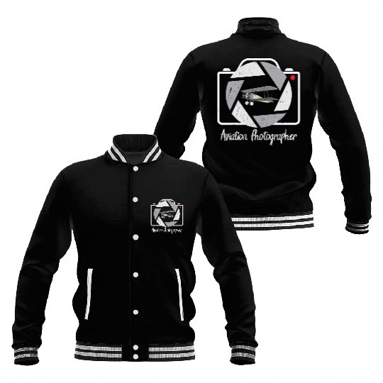 Aviation Photography Gift Airplane Photography Avi Baseball Jackets