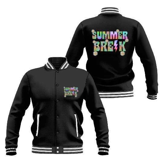 Summer Break Teacher Life Baseball Jackets