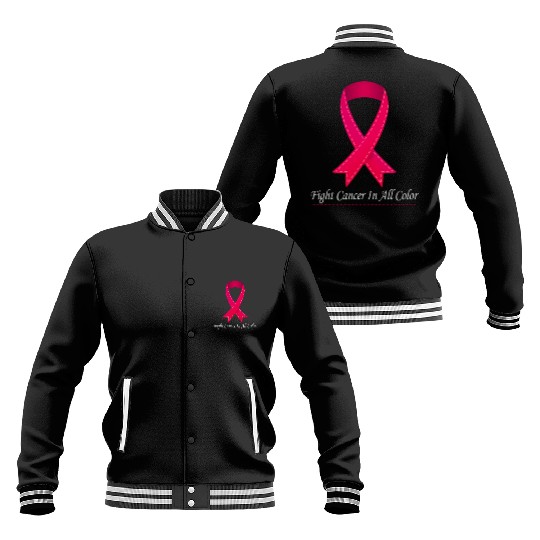 Cancer Sucks In Every Color Fighter Fight Support Baseball Jackets
