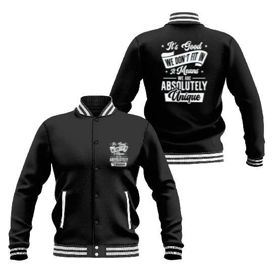Positivity Misfits Poets Poetry Unique Uniqueness Baseball Jackets