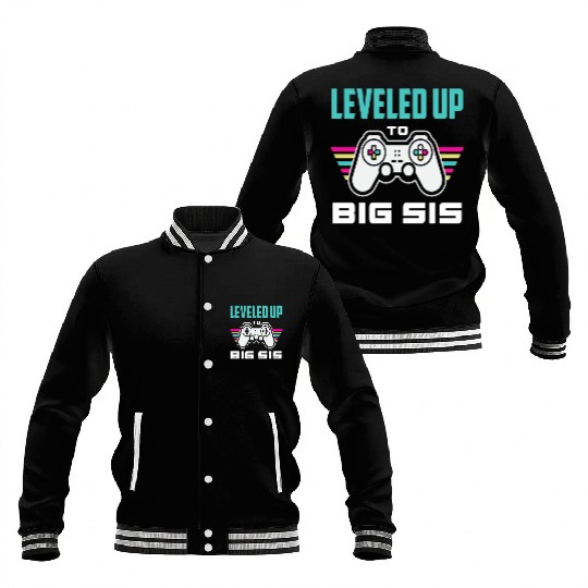 Gamer Video Games Sister Baseball Jackets