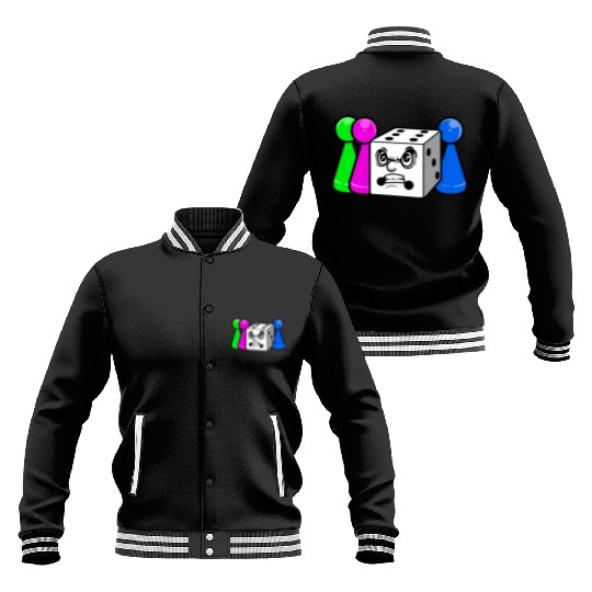 Board Game Angry Dice Baseball Jackets