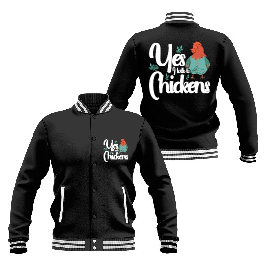 Chickens Rooster Chicken Farmer Hen Poultry Cock Baseball Jackets