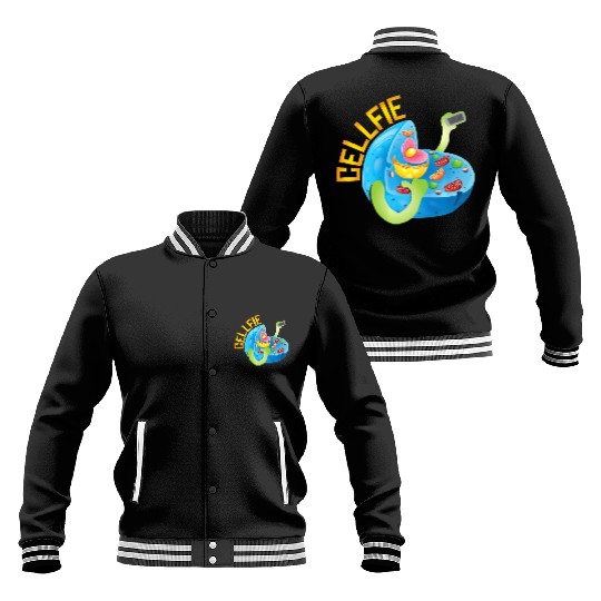 Science Teacher Cellfie funny biology nature Baseball Jackets