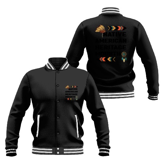 Native American Heritage Month Baseball Jackets