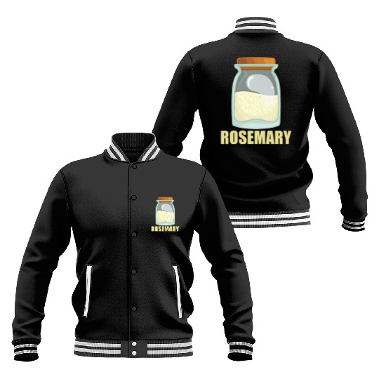 Rosemary Spice Flavor Food Cooking Baseball Jackets