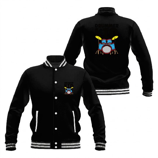 Drummer Drums Music Drum Set Drumming Baseball Jackets