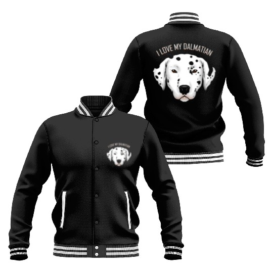 Dog Lover - I Love My Dalmatian Baseball Jackets