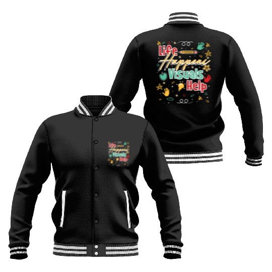 Sped Teacher Special Education Teacher Baseball Jackets