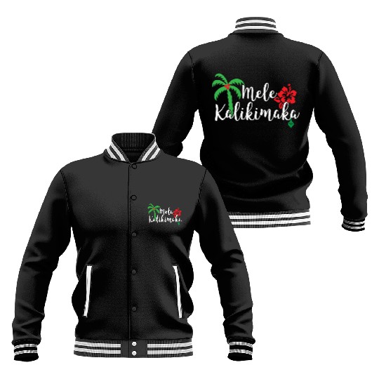 Mele Kalikimaka Hawaiian Merry Christmas Baseball Jackets
