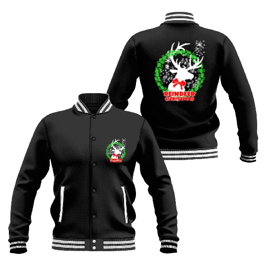 Reindeer Christmas Baseball Jackets