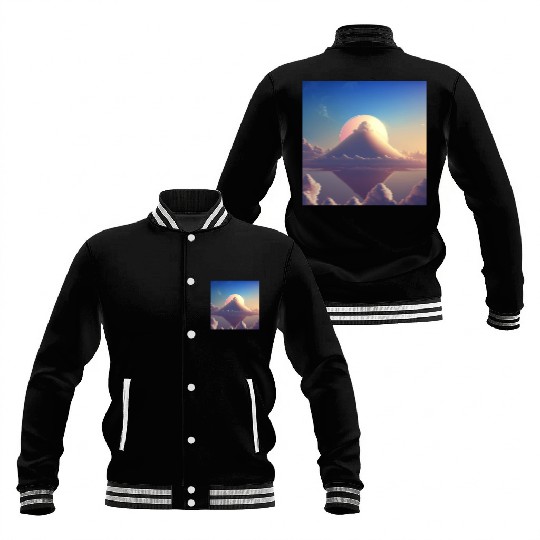 Mashup Cotton Candy Planet & The Lonely Mountain Baseball Jackets
