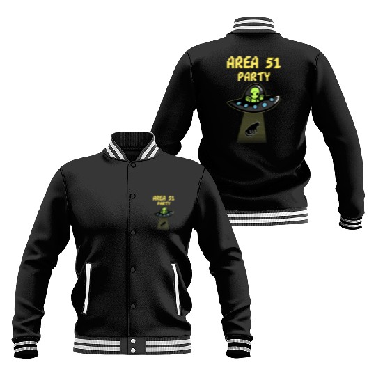Area 51 Party - Alien Party Baseball Jackets
