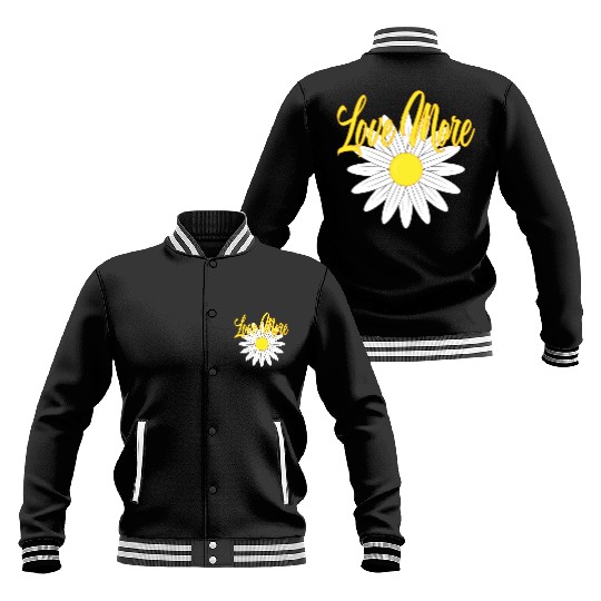 daisy flower Baseball Jackets