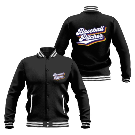 Baseball Pitcher Sayings Player Hobby Baseball Jackets