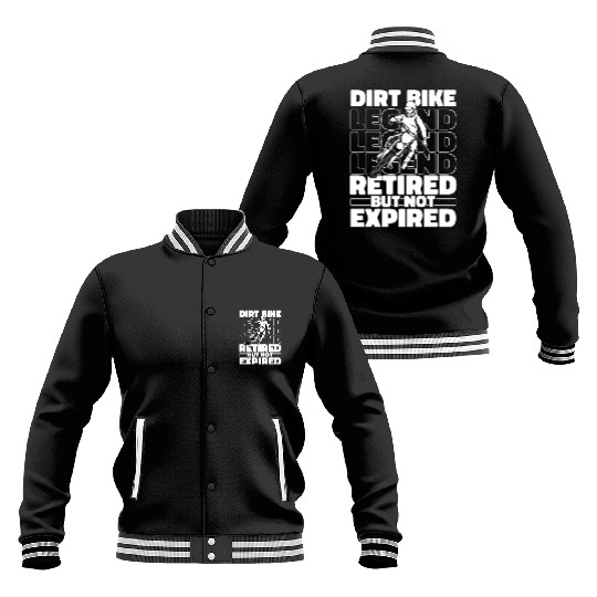 Dirt Bike Mx Motocross Supermoto Retiree Baseball Jackets