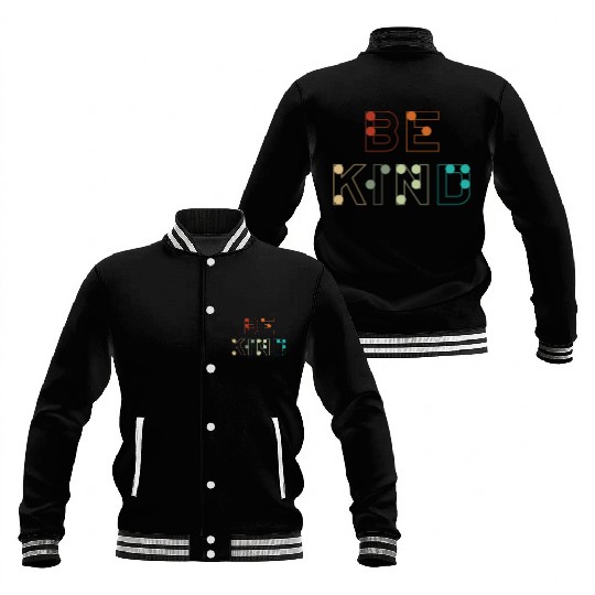 Retro Kindness Braille Language Braille Alphabet Baseball Jackets