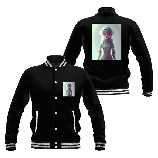 last in the AI TEEN GAMER GIRL Series Baseball Jackets