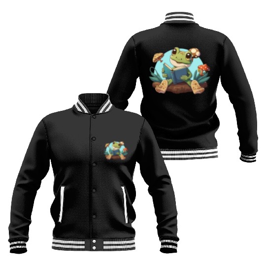 Cottagecore Mushroom Aesthetic Nature Conservation Baseball Jackets