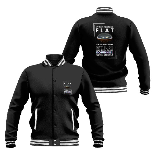 FLAT EARTH Baseball Jackets
